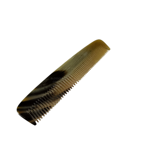 Peigne en corne lisse, meilleure qualité, accessoire de toilettage capillaire naturel fait à la main, fournisseur en gros, durable - Product Image 4