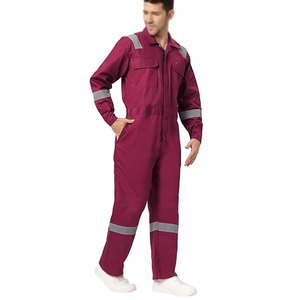 Combinaison de travail haute visibilité à manches longues, service OEM, fournie par l'usine, en vente - Product Image 2