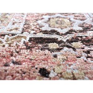 Far East Hand Knotted Esh-1507 Afghan Wool <b>Silk</b> Rug <b>Red</b> Orange Medallion Pattern 9x12 Boho for Home Living Room Decorations - Product Image 3