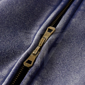 Sudadera con capucha para hombre, estilo urbano, 100% algodón, forro polar, color liso, con cremallera, lavado ácido, fabricada en Pakistán, colección invierno 2025 - Product Image 3