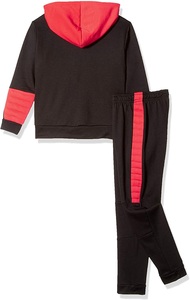 OEM personalizado de alta calidad de los hombres casuales 2 piezas de cordón de contraste de cremallera completa deportes conjuntos chaqueta y pantalones de Fitness activo chándal conjunto - Product Image 5