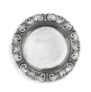 Assiette de service en métal martelé couleur cuivre, plat à salade en acier inoxydable, vaisselle écologique pour un usage sucré, argent - Product Image 5