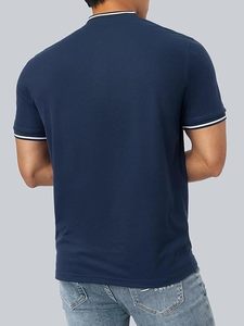 Golf Polo T Shirts Embroidered Logo Plain Short Sleeve Casual high quality streetwear <b>blank</b> T shirt 250 gsm heavy <b>weight</b> - Product Image 5