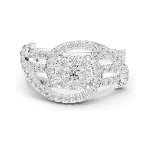 Bague en diamant de laboratoire 0,952 CT pour femmes, clarté VVS-VS EF, or 18 carats, 14 carats, 10 carats et argent 925, or rose, or jaune, or blanc - Product Image 5