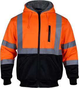 Chaqueta de Invierno de Seguridad Reflectante de Alta Visibilidad Personalizada para Hombre, Chaqueta de Seguridad Acolchada de Alta Visibilidad - Product Image 1