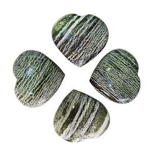 Pierre de guérison en cristal de zèbre vert, agate Soha, pierre précieuse, bol de guérison des chakras, pendule, motif de mascotte, figurine, qualité incroyable - Product Image 4