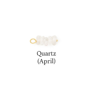 Natural <b>Raw</b> <b>Crystal</b> Quartz Gemstone Chips Gold Plated Birthstone Charms, Monthly Stone Pendants for Jewelry Making - Product Image 1