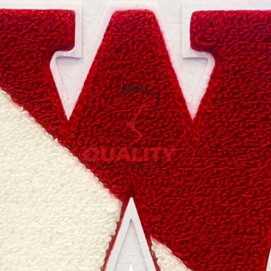 Custom Chenille Embroidered Patch Letter Iron Patches for Clothing Custom Design Fashion Use Embroidery Chenille Patches - Product Image 2