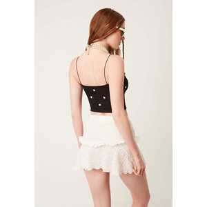 Top Corto con Estampado Floral Vintage para Mujer, Tallas XS-XL, Tejido de Seda y Chifón, Ajuste Entallado, Estilo Casual para Primavera/Verano - Product Image 4