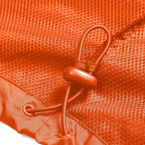 Men's Orange Hooded Waterproof Windbreaker Jacket Casual Spring Zipper Closure Polyester <b>Shell</b> - Product Image 6