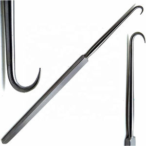 Skin Single Hook Sharp Prong Decimal Retractor Flat Handle Instruments POR VIDIFIVE INTERNATIONAL - Product Image 1