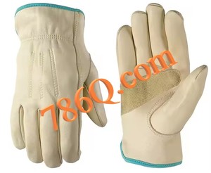 Gants en cuir de vachette Gants de travail en cuir résistant à l'eau pour femmes avec gant de sécurité renforcé résistant à la perforation - Product Image 1