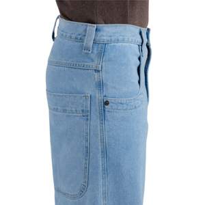 Classic Twin Cannon Vintage Wide Leg Man Jeans 26 Fondo acampanado 14oz 100% Algodón Retro Denim con ilustraciones originales y costuras - Product Image 6