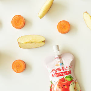 Yeskids Jugo de Manzana 100% Natural 100ml x 20 Unidades NFC Prensado en Frío Bebida de Fruta Dulce - Product Image 3