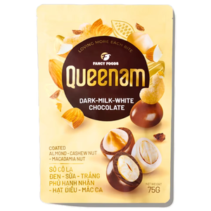 Fournisseur d'exportation en gros, livraison rapide, OEM/ODM, HALAL, excellente qualité, 75 g de mélange de noix d'amande, de noix de cajou et de noix de macadamia enrobées, meilleur prix - Product Image 1