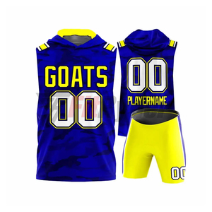 Conjunto de Uniforme de Fútbol 7v7 con el Mejor Diseño, Pantalones Cortos y Camiseta, Tallas Personalizadas, Talla Grande, Secado Rápido, Transpirable, Impresión por Sublimación - Product Image 1