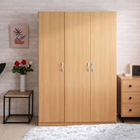 Meuble de rangement DIY moderne et minimaliste pour chambre à coucher avec grand espace de rangement (PB + MDF)