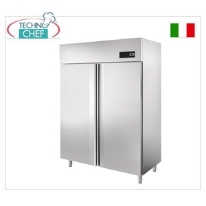 Congélateur commercial TECHNOCHEF à 2 portes, capacité 1372 L, température ventilée -12/-18°C, classe D - Product Image 1