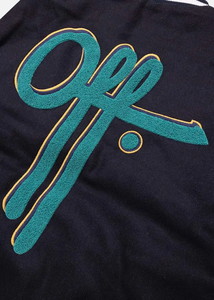 Dernière veste en jersey de sport universitaire décontractée de baseball avec logo personnalisé veste de baseball noire blanche pour hommes 2025 - Product Image 5