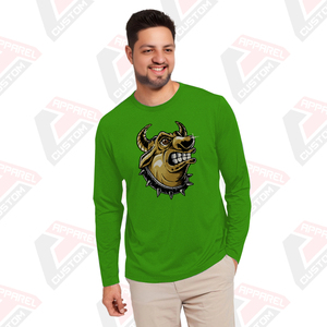 Heritage Men's Long Sleeve Cotton Jersey T-Shirt Eco-Friendly Summer Comfort Appliques Available Denim Batik Corduroy Styles - Product Image 3