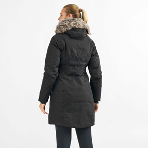Long manteau d'hiver pour temps froid femmes vestes en peluche chaud pardessus Faux pour capuche femmes Parkas vestes coton rembourré - Product Image 6