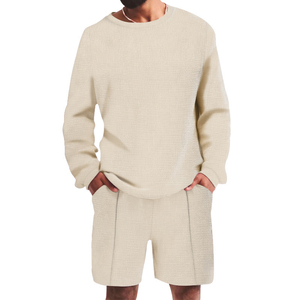 Vêtements de sport d'été Ensemble chemise et short pour homme Course à pied 2 pièces Respirant Vêtements personnalisés pour hommes Ensembles courts en coton - Product Image 2