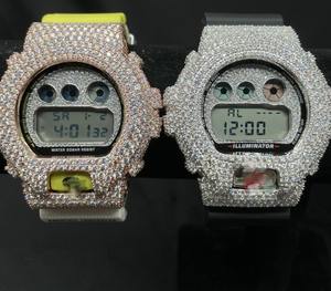 Hip Hop Glacé Naturel Diamant Montre De Luxe Poignet Hommes Épine G Sho Montre Cluster Fiançailles Moissanite Montres En Gros - Product Image 2