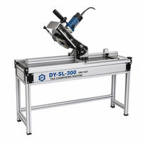 Machine automatique de chanfreinage de carreaux DY-SL-300, cinquième génération, coupe à sec, module de rainurage et de chanfreinage haute précision, meuleuse d'angle