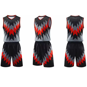 Conjunto de Uniforme de Baloncesto Transpirable Hecho en Pakistán con Pantalones Cortos con Estampado por Transferencia de Calor, Colores Personalizados, Precio Bajo - Product Image 1