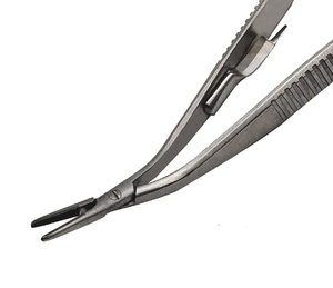 SOPORTE DE AGUJA CASTROVIEJO 5,5 PULGADAS 60, EN ÁNGULO CON INSERTOS DE CARBURO DE TUNGSTENO Instrumentos de acero inoxidable - Product Image 5