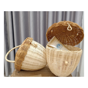 Venta caliente Linda cesta de frutas de caramelo de Navidad de ratán-Cestas de mimbre Decoración de Navidad Regalos Proveedor de Vietnam - Product Image 1