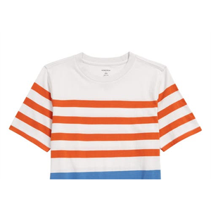 T-Shirt Casual Nordstrom per Bambini, Grigio con Strisce, Tessuto Jersey, Taglia L, Polo per Ragazzi - Product Image 2