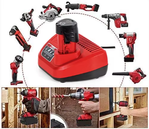 Forenpower 100W Rapid Charger Replacement for V-12 Tool Charger 48-59-2401 with OTP Protection for 12V Li-ion Battery - Product Image 6