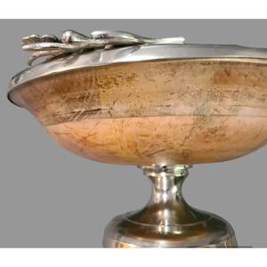 Bol à fruits en métal et bois de style vintage de meilleure qualité avec support Industrie Tendance Produit le plus vendu - Product Image 5