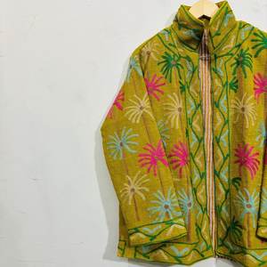 Best Quality Womens Long Bohemian Suzani <b>Coat</b> Handmade Central Asian Ethnic Embroidery Jacket for Boutiques Available For Sale - Product Image 2