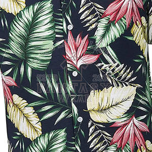 FANTASY WEAR OEM Vente en gros et personnalisation du logo Chemise en mousseline florale à manches courtes certifiée CE ISO - Product Image 5