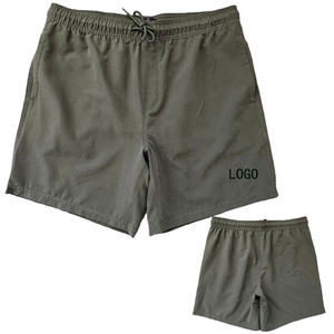 <b>Top</b> Sale Men's Custom 100%polyester <b>Peach</b> Skin Board Shorts Double Workout Swim Trunks Waterproof Beach Sports Shorts Wholesale - Product Image 2
