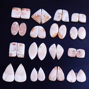 Par de Gemas Semipreciosas de Cuarzo Natural, Cabujones Sueltos al por Mayor de Alta Calidad para la Fabricación de Joyería, India - Product Image 6