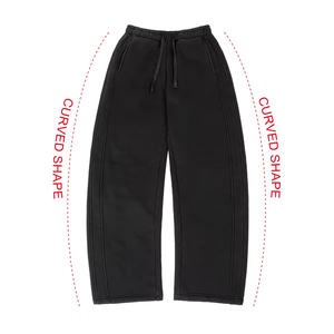 กางเกงวอร์มเอวสูงใส่ได้ทั้งชายและหญิงกางเกงลำลองปักลายสไตล์ฮิปฮอปแนวสตรีทผ้าโค้งวินเทจโลโก้ตามสั่ง - Product Image 5