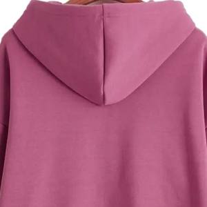 Custom Printed Front Badge Hoodie Soft Winter Warm Pullover with Hood for Men Women Cotton/<b>Bamboo</b> - Product Image 4