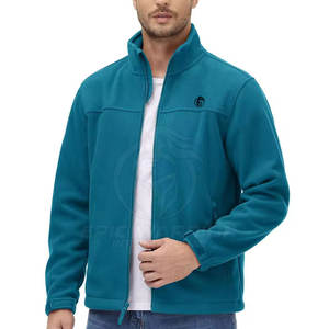 Chaqueta de Forro Polar Personalizada con Logotipo Frontal para Hombre, Chaqueta de Forro Polar de Primera Calidad con Cierre de Cremallera - Product Image 2