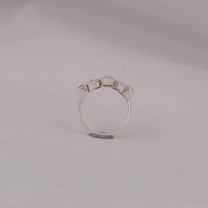Five Stone Marquise, Radiant and Pear Cut Lab Grown Diamond Unique Birthday/Anniversary Gift Ring in 18kt <b>Solid</b> Gold New Design - Product Image 5