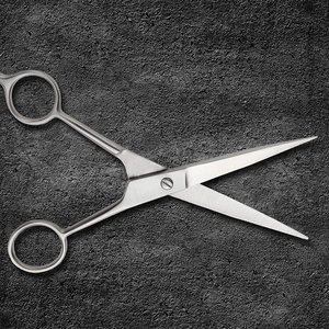 Professionnel 5 \ "Meilleur Salon En Acier Inoxydable Ciseaux De Coupe De Cheveux Poignée En Céramique Lame Tranchante Rasoir Bord Barbe Fix Repose-Doigt - Product Image 6