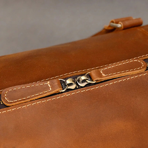 Custom Genuine Leather Foldable Large Capacity Durable Waterproof Travel <b>Duffel</b> <b>Bag</b> for Premium Fashion Brands - Product Image 5