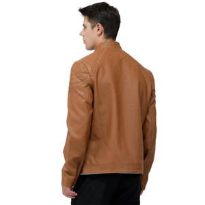 แจ็คเก็ตหนังผู้ชายแบบสั่งทำจากโรงงาน ดีไซน์เองได้ สวมใส่สบาย สไตล์สตรีทแวร์ - Product Image 4