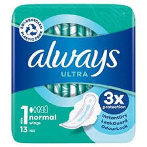 For Always Maxi Size 3 Extra Long Feminine <b>Pads</b> 33 Count - Product Image 1