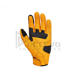 Guantes de Motocicleta Clásicos de Cuero Encerado de Diseño Completo Personalizados de Alta Calidad al por Mayor a Bajo Precio - Product Image 2