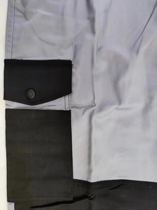 Combinaison de travail en toile de coton avec bavette réfléchissante de sécurité pour hommes, combinaison de mécanicien, salopette de travail, pantalon de travail - Product Image 4