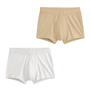 Bóxer de algodón para hombre estilo europeo de tiro medio transpirable con 95% algodón y 5% Spandex hecho a medida en precio de Vietnam - Product Image 1