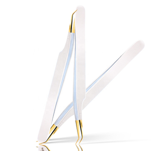 Vetus — pinces à épiler personnalisées en acier inoxydable, de haute qualité, pour extensions de cils, volume - Product Image 5